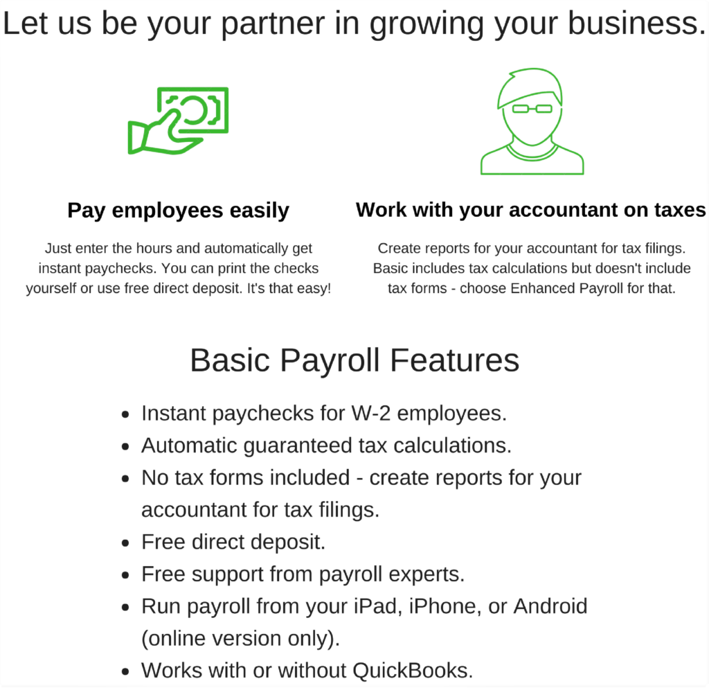 quickbooks basic payroll for mac